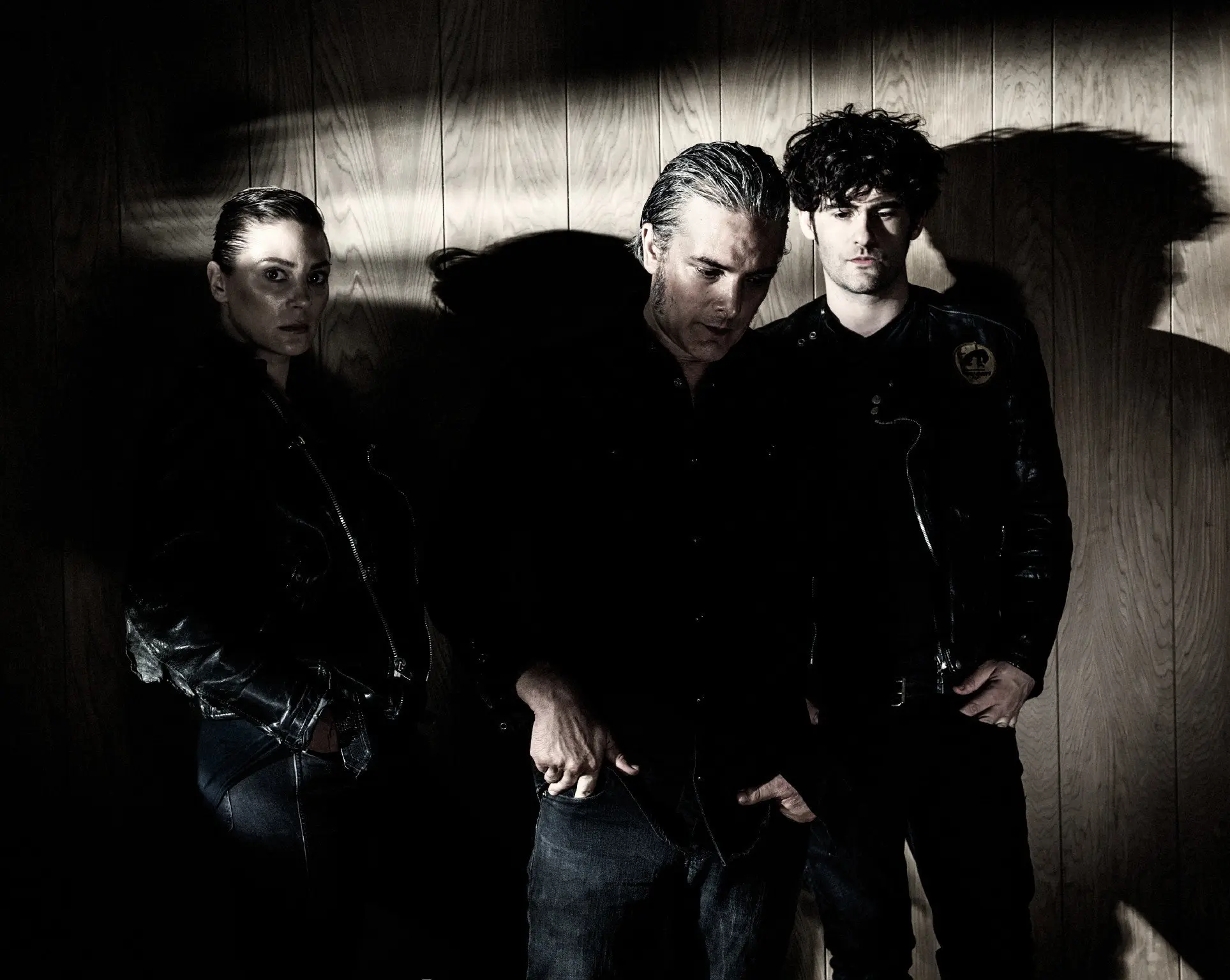 Black Rebel Motorcycle Club band portrait