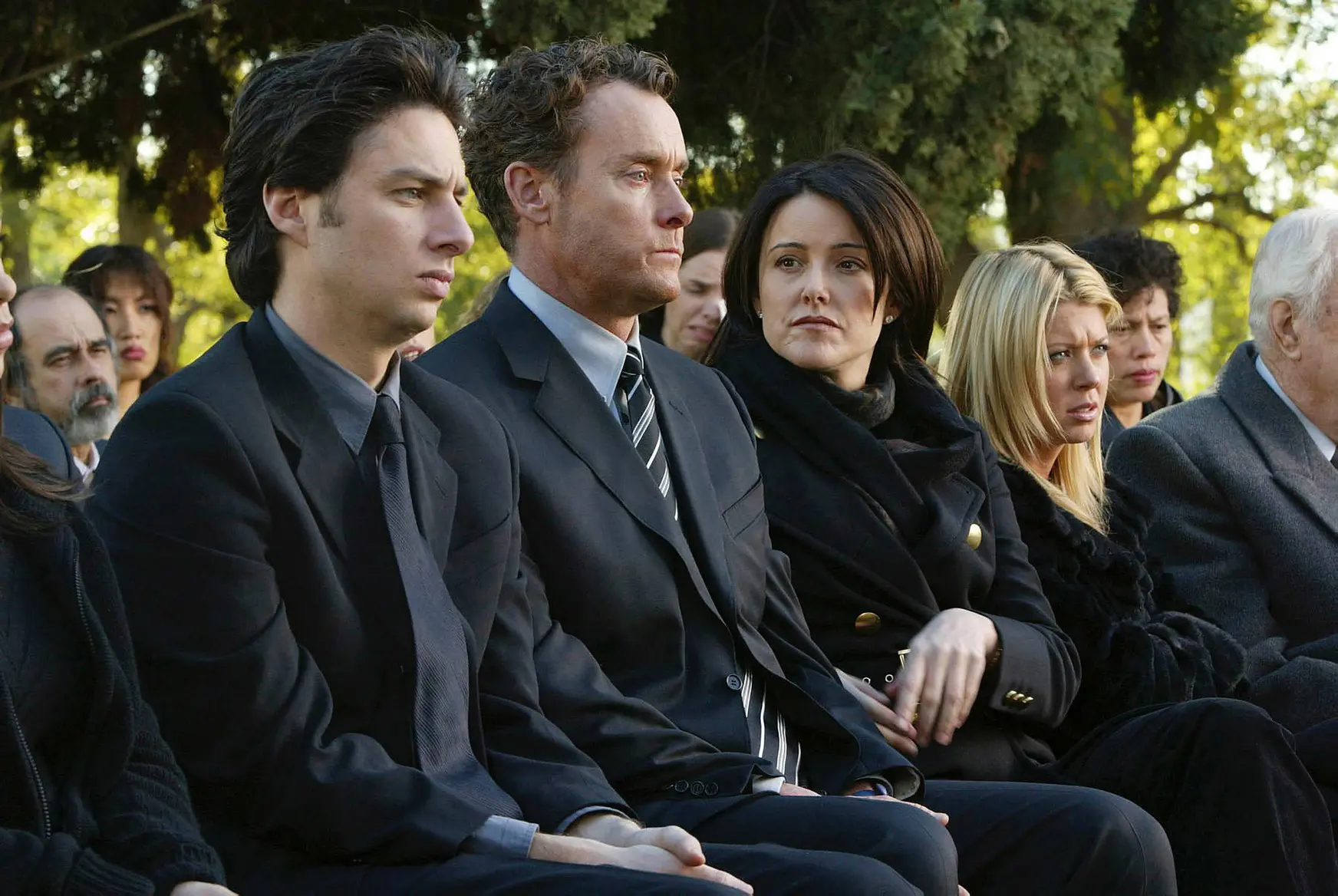 Scrubs — funeral scene