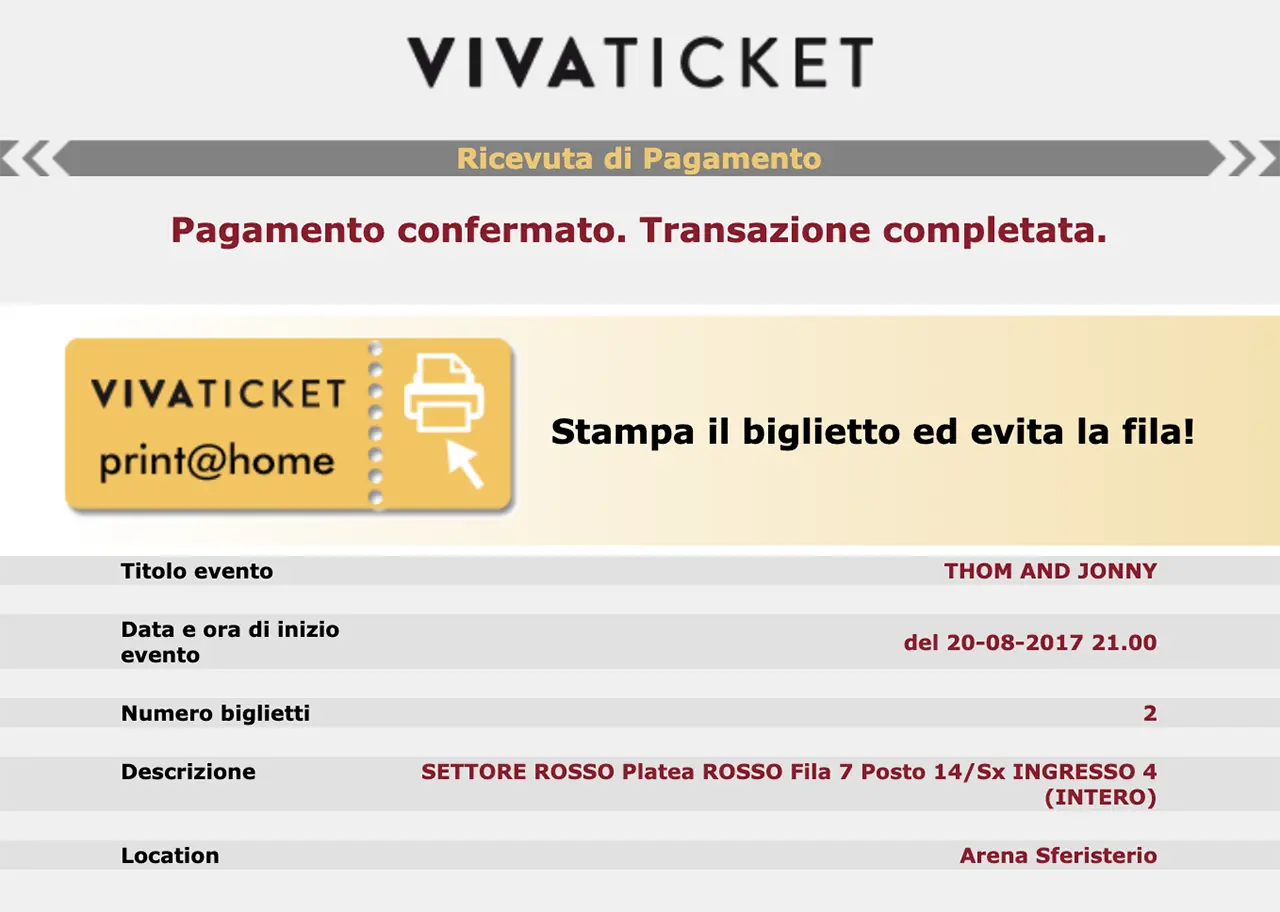 Thom Yorke and Jonny Greenwood live in Macerata ticket