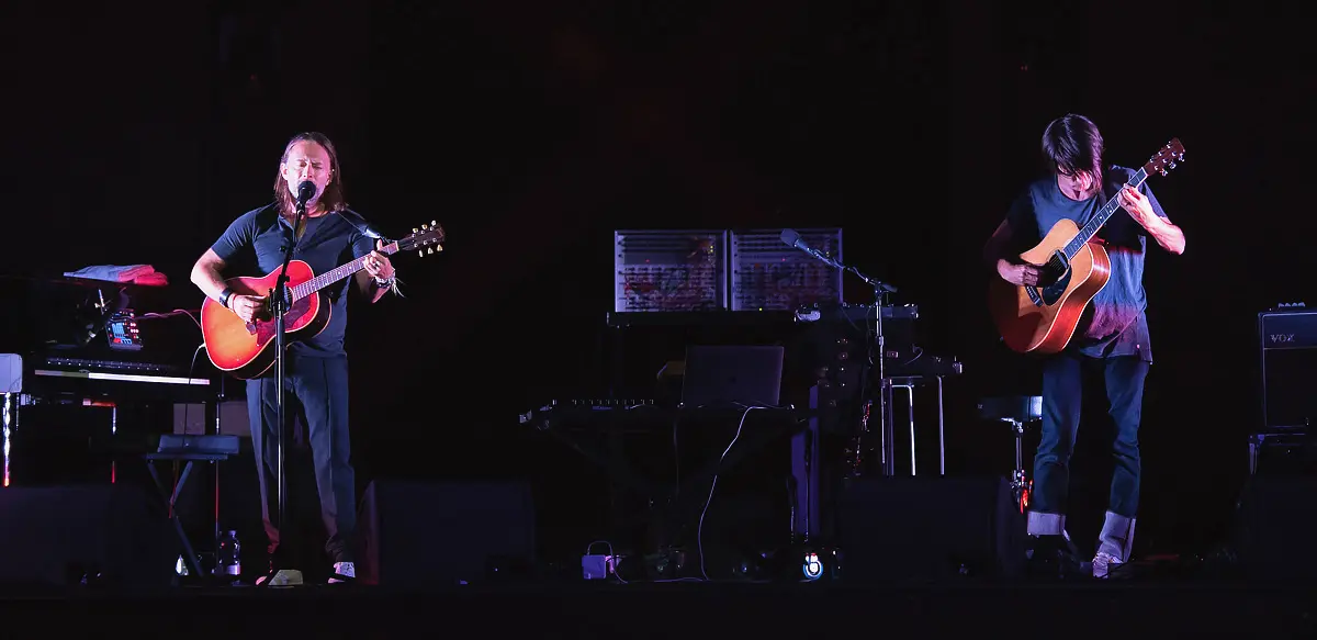 Thom Yorke and Jonny Greenwood live in Macerata